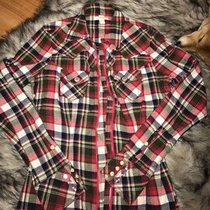 True Religion Flannel with Zipper